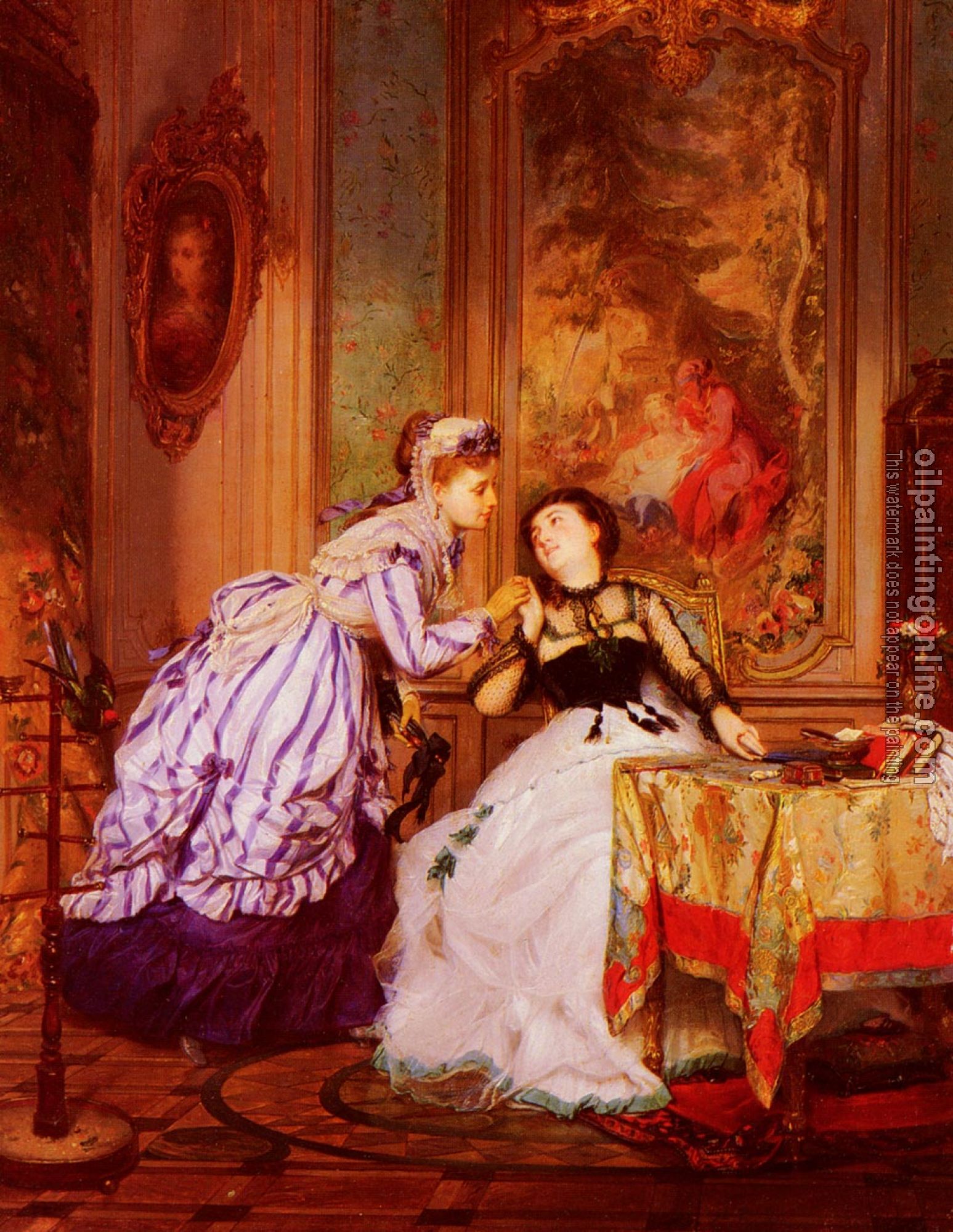 Boutibonne, Charles Edward - A Warm Reception